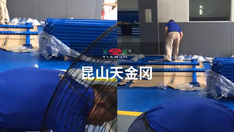 烈日炎炎，依然擋不住工具柜廠家天金岡師傅們上門安裝的腳步
